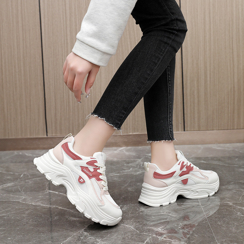 Damen modische Chunky Sneakers mit atmungsaktiver Mesh-Oberfläche und komfortabler Dämpfung Echo Archiv