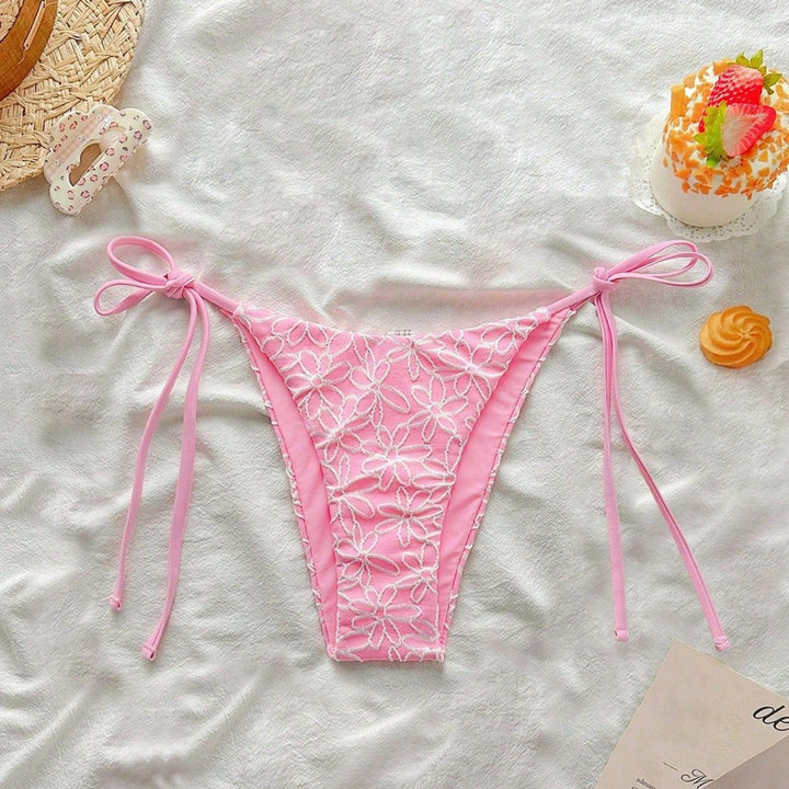 Damen Triangel-Bikini mit Blumenstickerei Echo Archiv