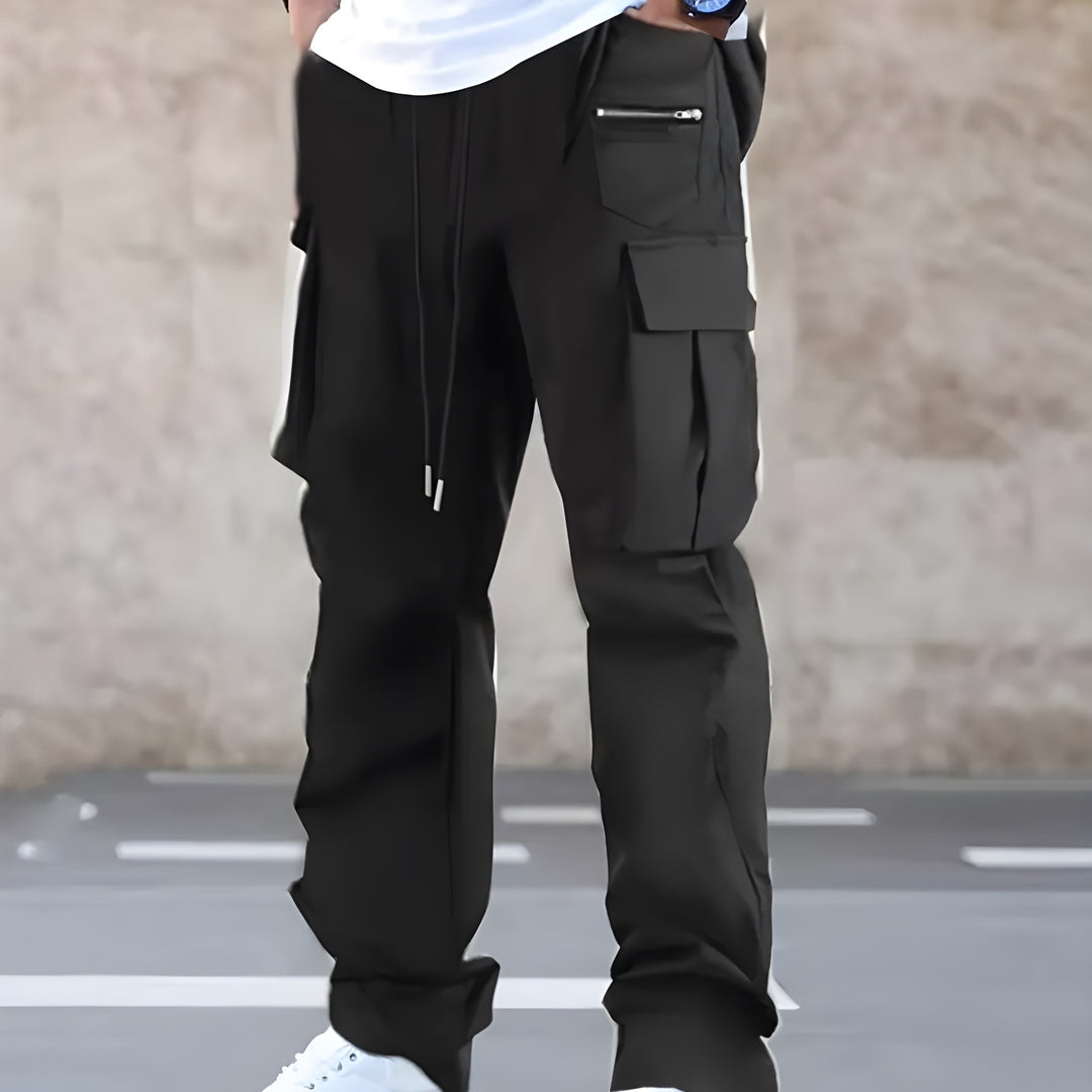 Herren Cargo-Jogginghose mit Multifachtaschen und Kordelzugbund Echo Archiv