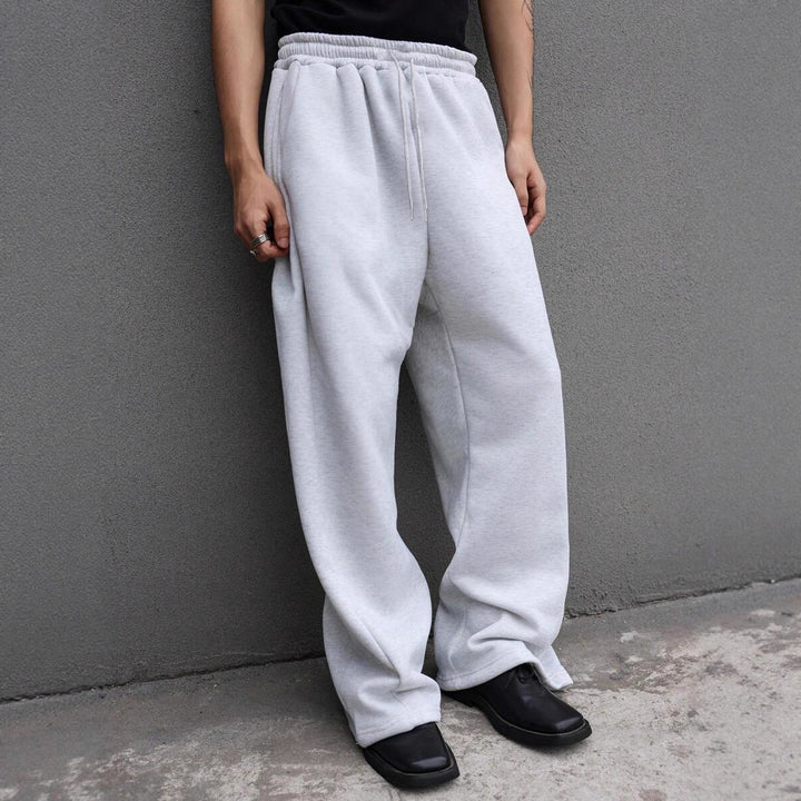 Herren Weite Oversize-Sweatpants mit Tunnelzugbund, Fleece-Innenfutter & Eingrifftaschen Echo Archiv
