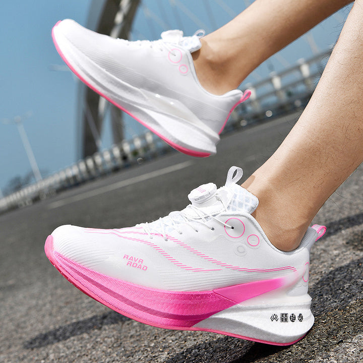 Unisex Performance-Laufschuhe mit Drehverschluss, mehrschichtiger Rebound-Zwischensohle und stabiler TPU-Fersenstütze – Tavélo