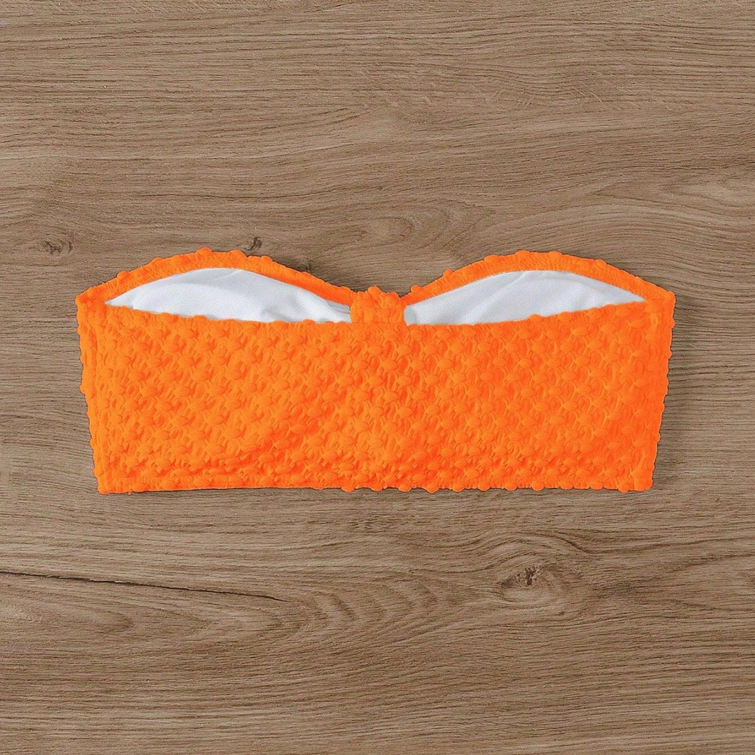 Damen Bandeau-Bikinioberteil mit strukturierter Oberfläche – Maréssa