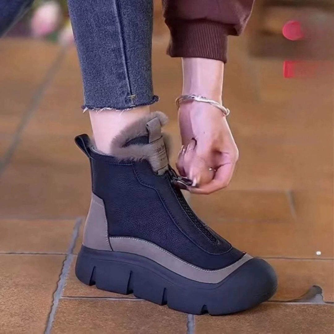 Damen Modische und wasserdichte Winterstiefel Echoarchiv