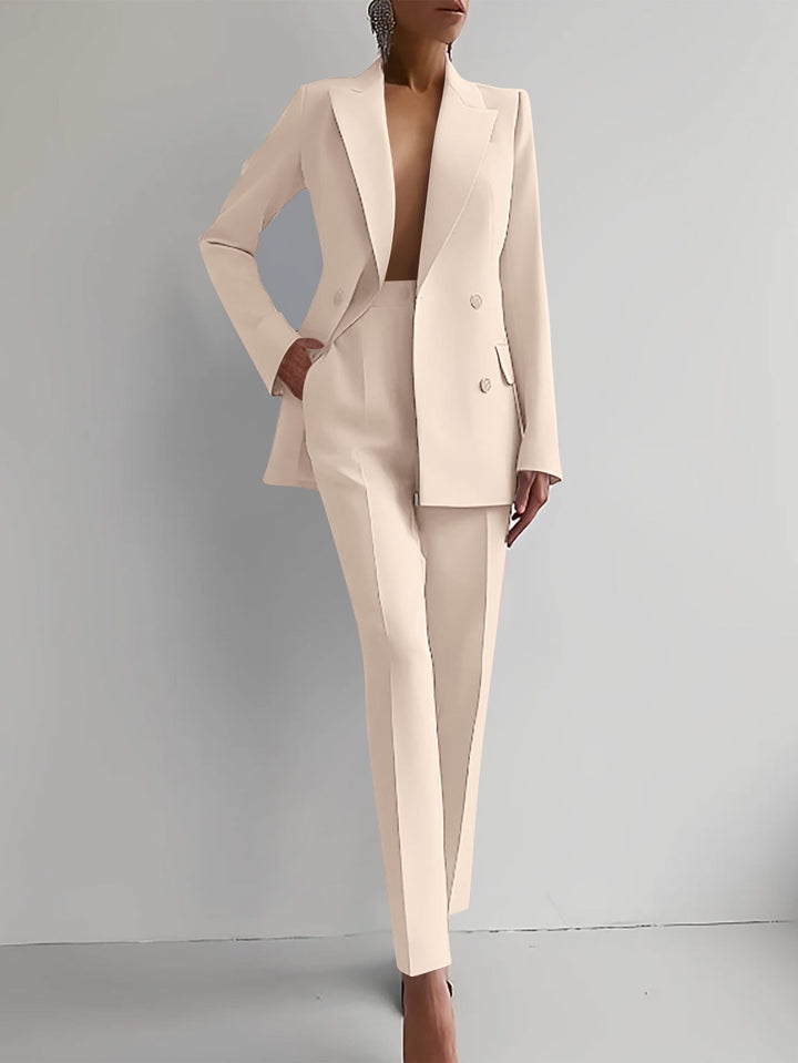 Luxuriöses Blazer- und Hosen-Set für Damen