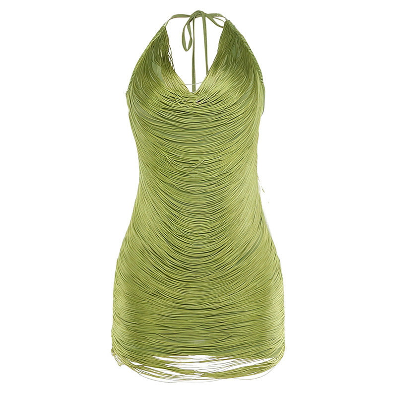 Damen elegantes Strandkleid mit raffinierten Drapierungsdetails Echo Archiv