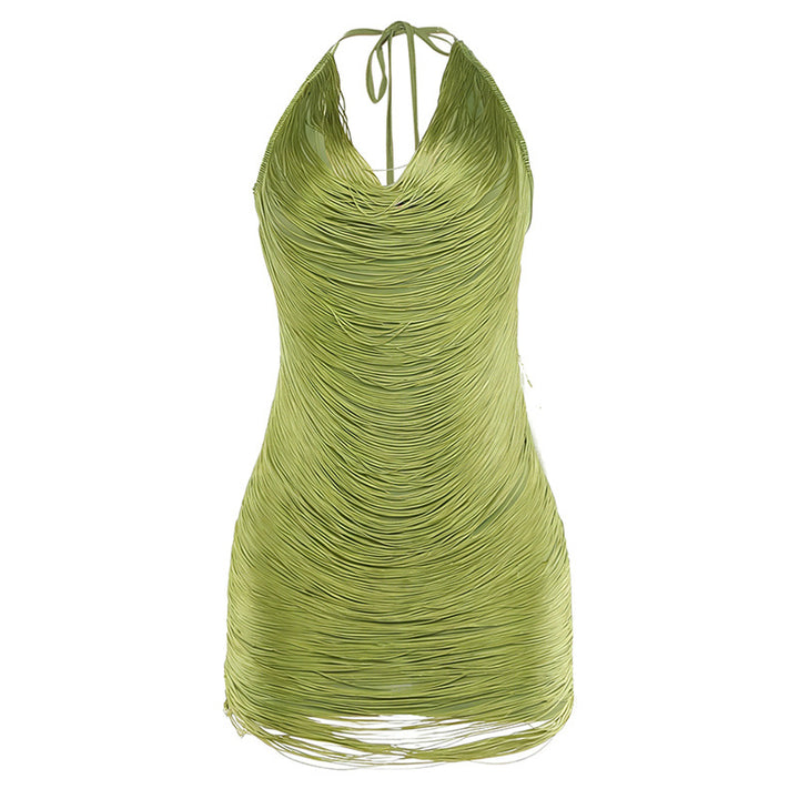 Damen elegantes Strandkleid mit raffinierten Drapierungsdetails Echo Archiv