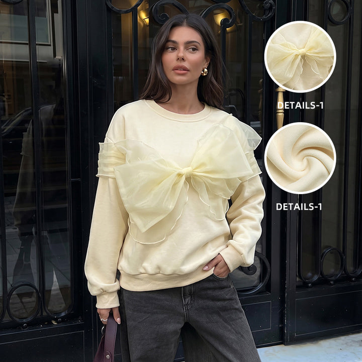 Damen Sweatshirt mit Statement-Schleife Echo Archiv