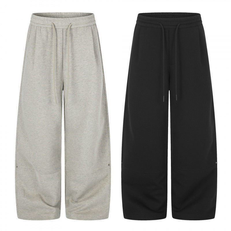 Damen Weite Culotte-Sweathose mit hohem Bund, Tunnelzug und verkürzter Länge Echo Archiv