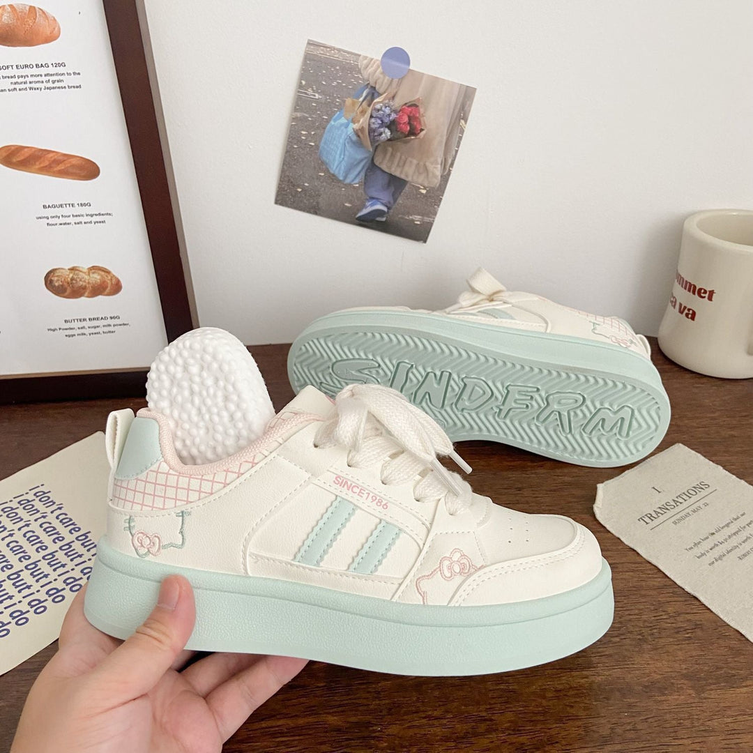 Damen Sportliche Sneakers mit verspielten Tiermotiven und atmungsaktiver Laufsohle Echo Archiv
