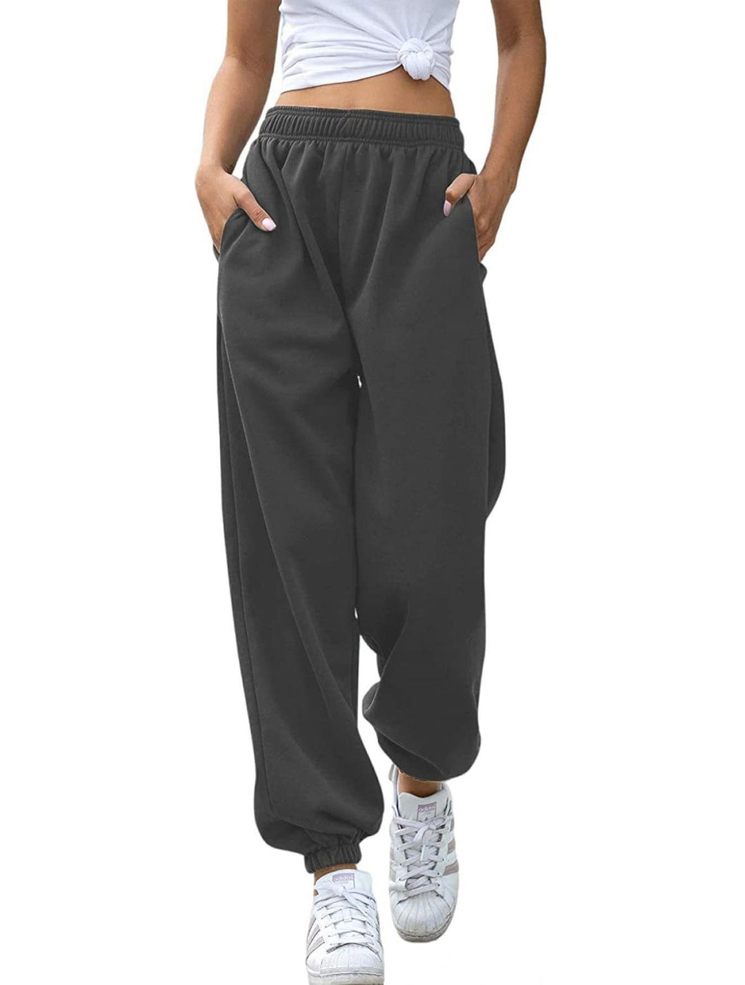 Damen nan gemütliches Lounge-Jogginganzug-Set mit Oversize-Hoodie und elastischer High-Waist Jogginghose Echo Archiv