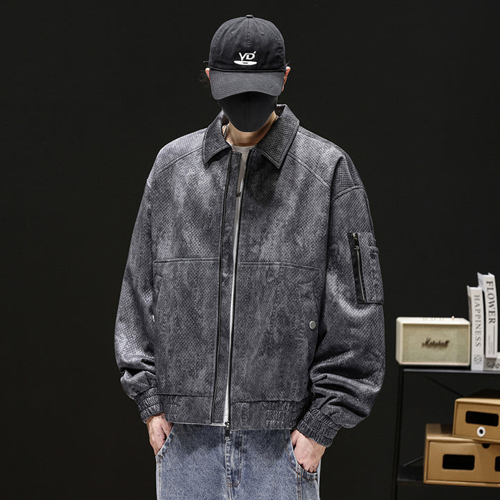 Herren Trendige Bomberjacke mit innovativen Taschen
