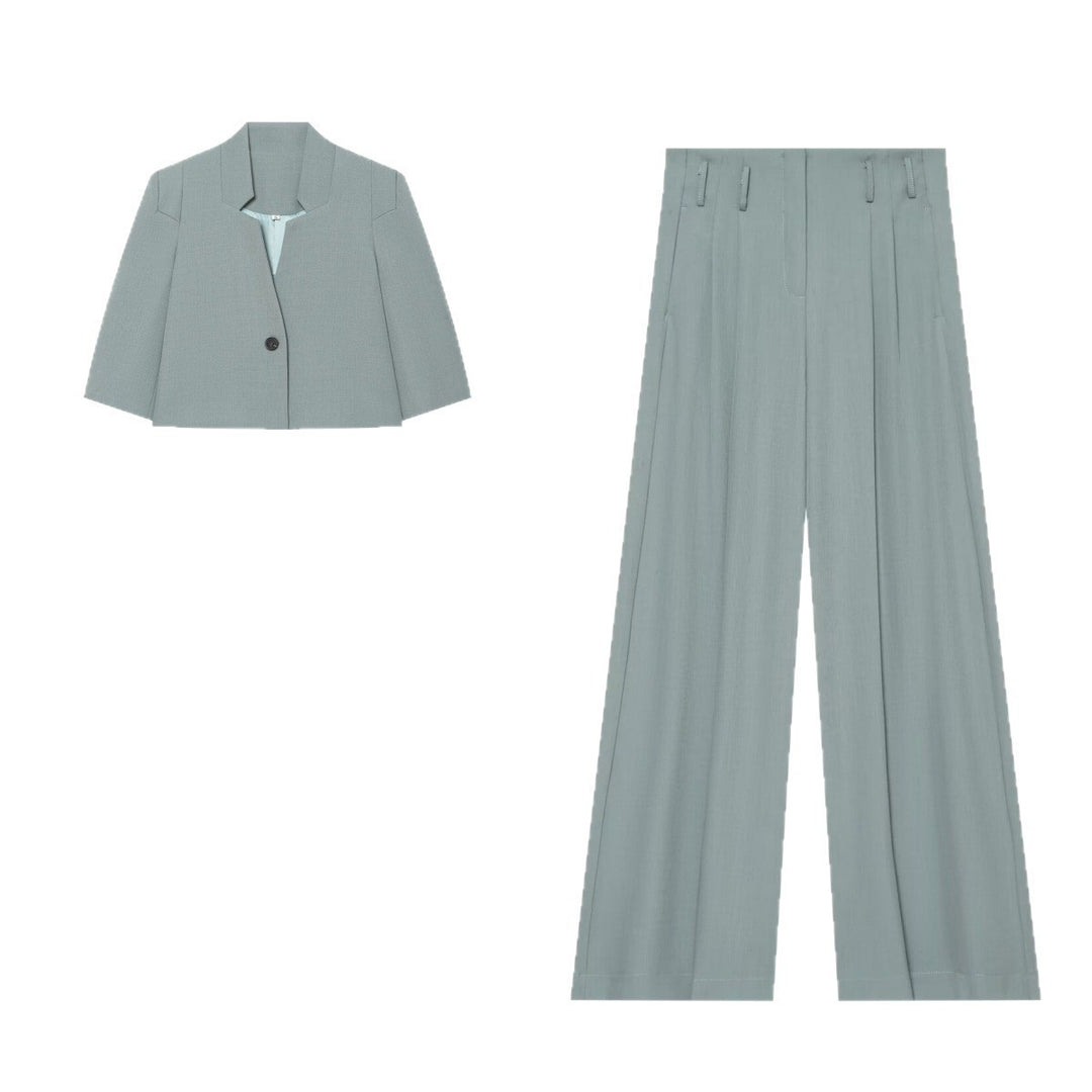 Damen Weite Highwaist-Hose mit Bundfalten, Bügelfalte und Gürtelschlaufen Echo Archiv