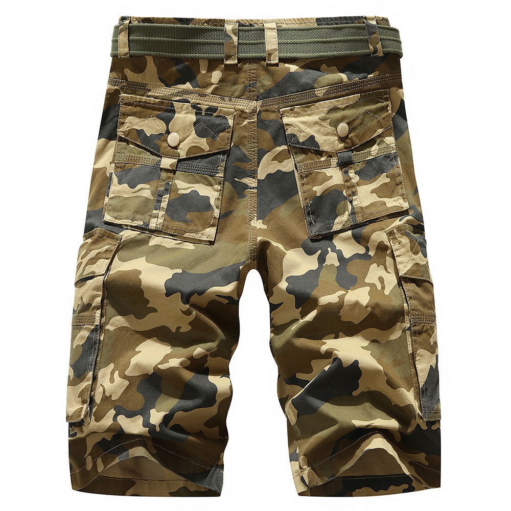 Herren Cargoshorts mit praktischen Taschen und elastischem Bund Echoarchiv