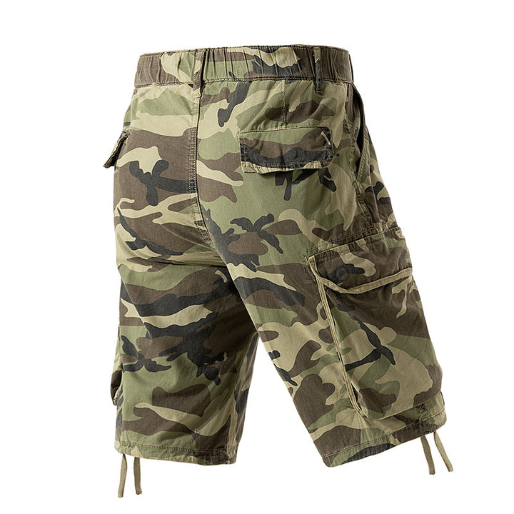Herren Cargoshorts im lässigen Camouflage-Design mit multifunktionalen Taschen Echoarchiv