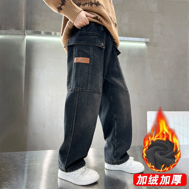 Damen lässige Cargo-Jeans im Oversized-Stil Echo Archiv