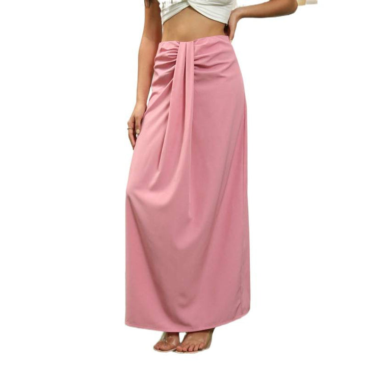 Damen Maxirock mit Raffungen und eleganter Schleife Echo Archiv