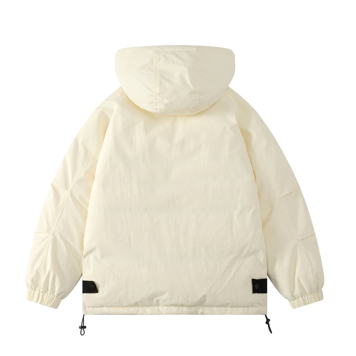 Damen Gepolsterter Parka mit Kapuze und Utility-Taschen Echo Archiv