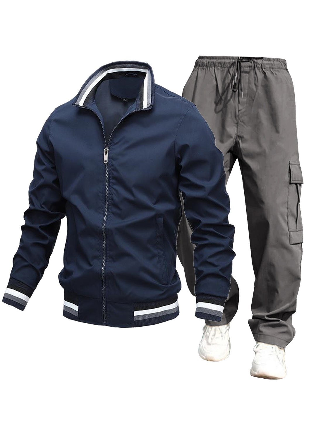 Herren Sportliche Jacke und Cargo-Hosen Echo Archiv