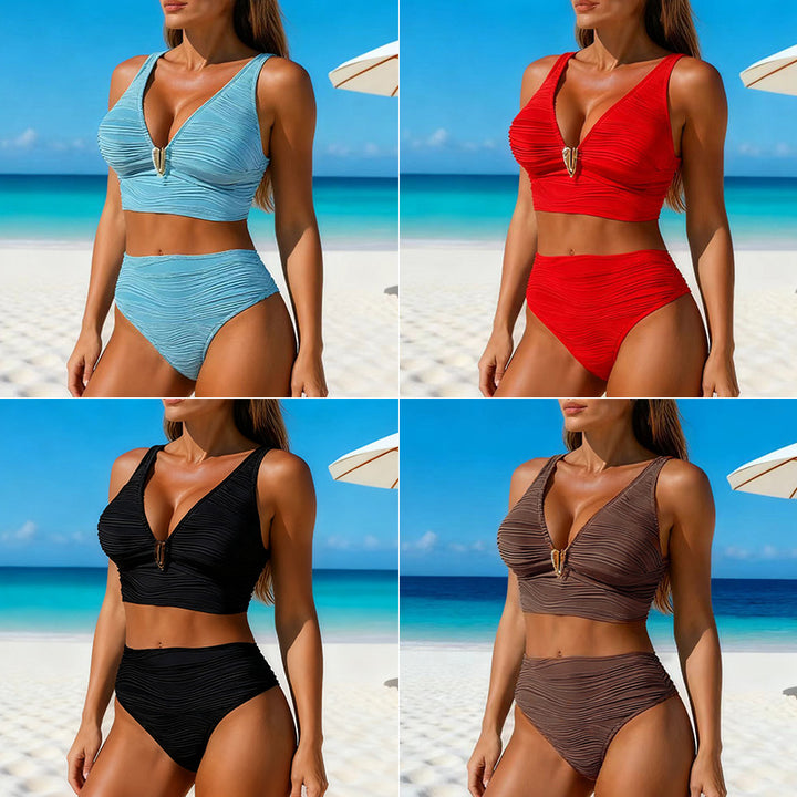 Damen Bikinioverall mit vertiefter V-Ausschnitt Echo Archiv
