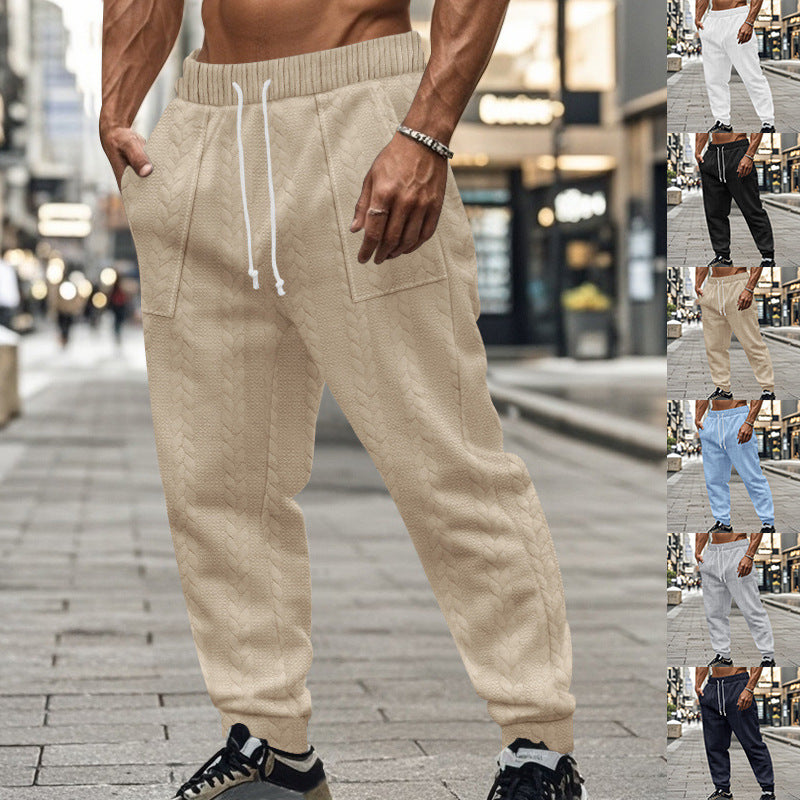 Herren Bequeme Trainingshose mit seitlichen Taschen und Kordelzug Echoarchiv