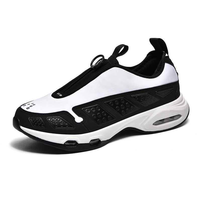 Herren sportlicher Schlupfsneaker mit integrierter Luftkammer, Reißverschlusszug und gedämpfter Profilsohle – Tavélo