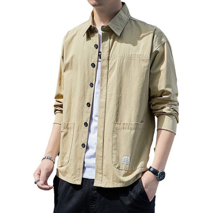 Herren stylisches Utility-Overshirt mit praktischen Taschen Echoarchiv