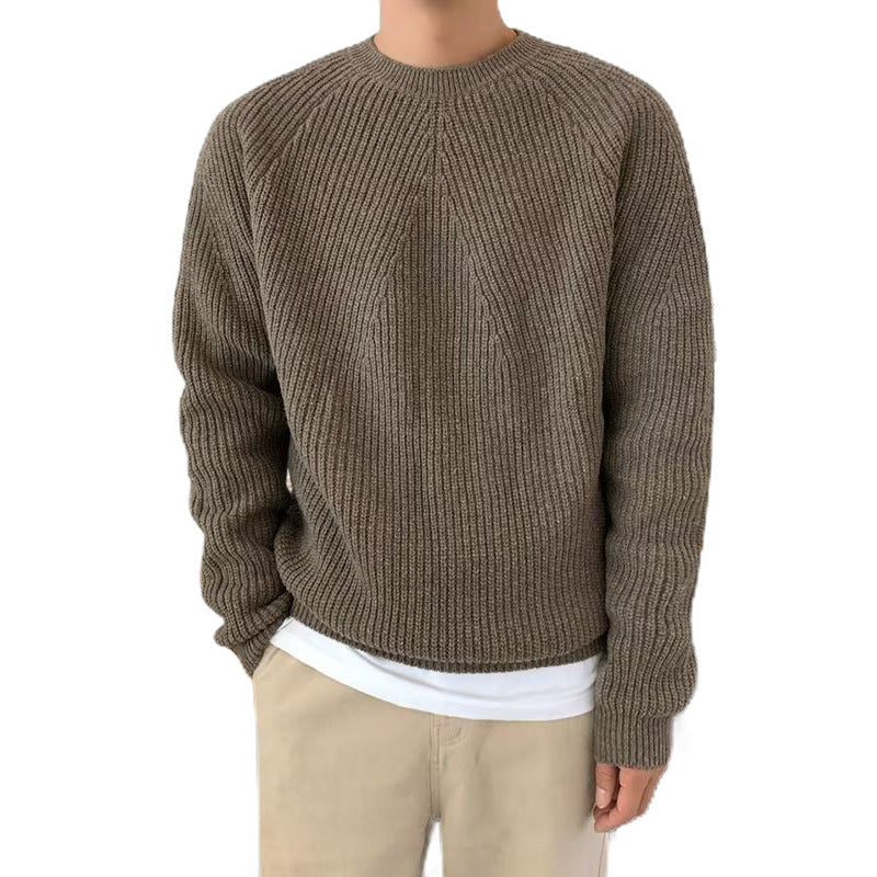 Herren Bequemer Grobstrickpullover Echo Archiv