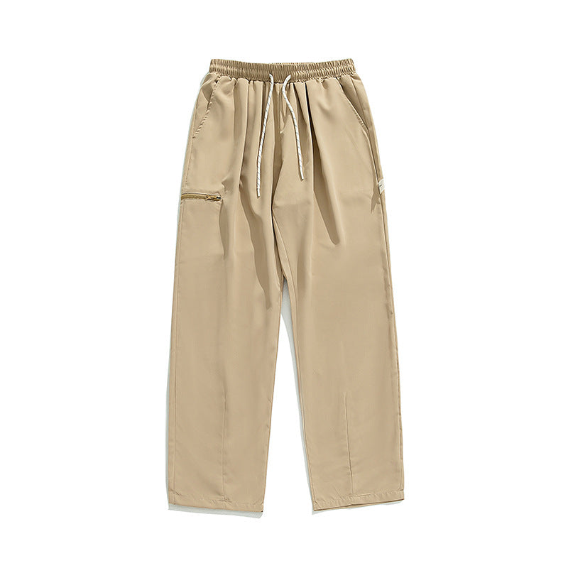 Unisex Weite Utility-Hose im Relaxed‑Fit mit elastischem Tunnelzugbund und seitlicher Reißverschlusstasche Echo Archiv