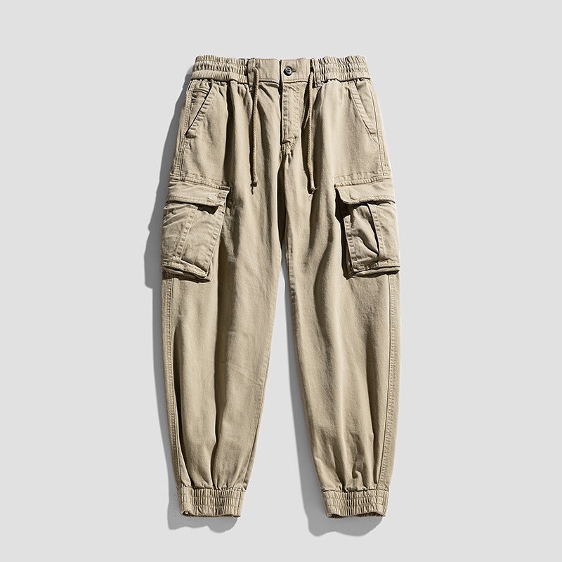 Herren Urban‑Utility Relaxed‑Fit Cargo‑Jogginghose mit Tunnelzug und Mehrfach‑Taschen Echo Archiv