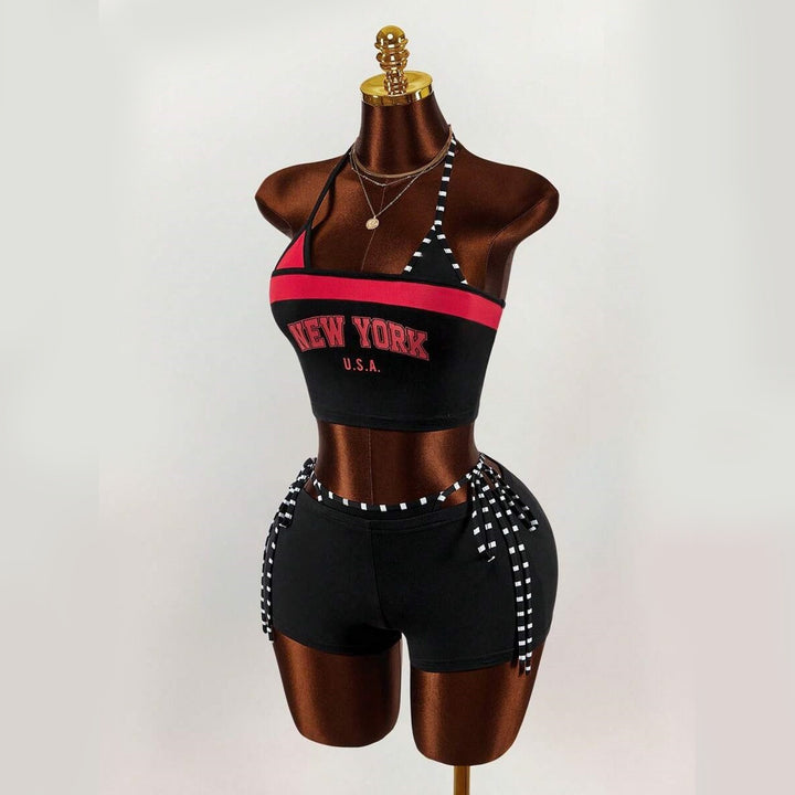 Damen Sportliches Oberteil mit Shorts Echo Archiv