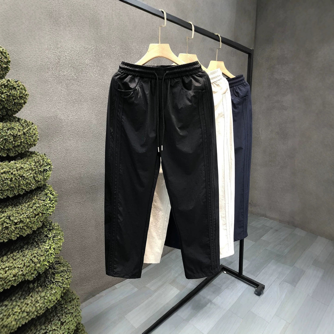 Herren Sportliche Freizeit-Hose mit elastischem Bund Echoarchiv