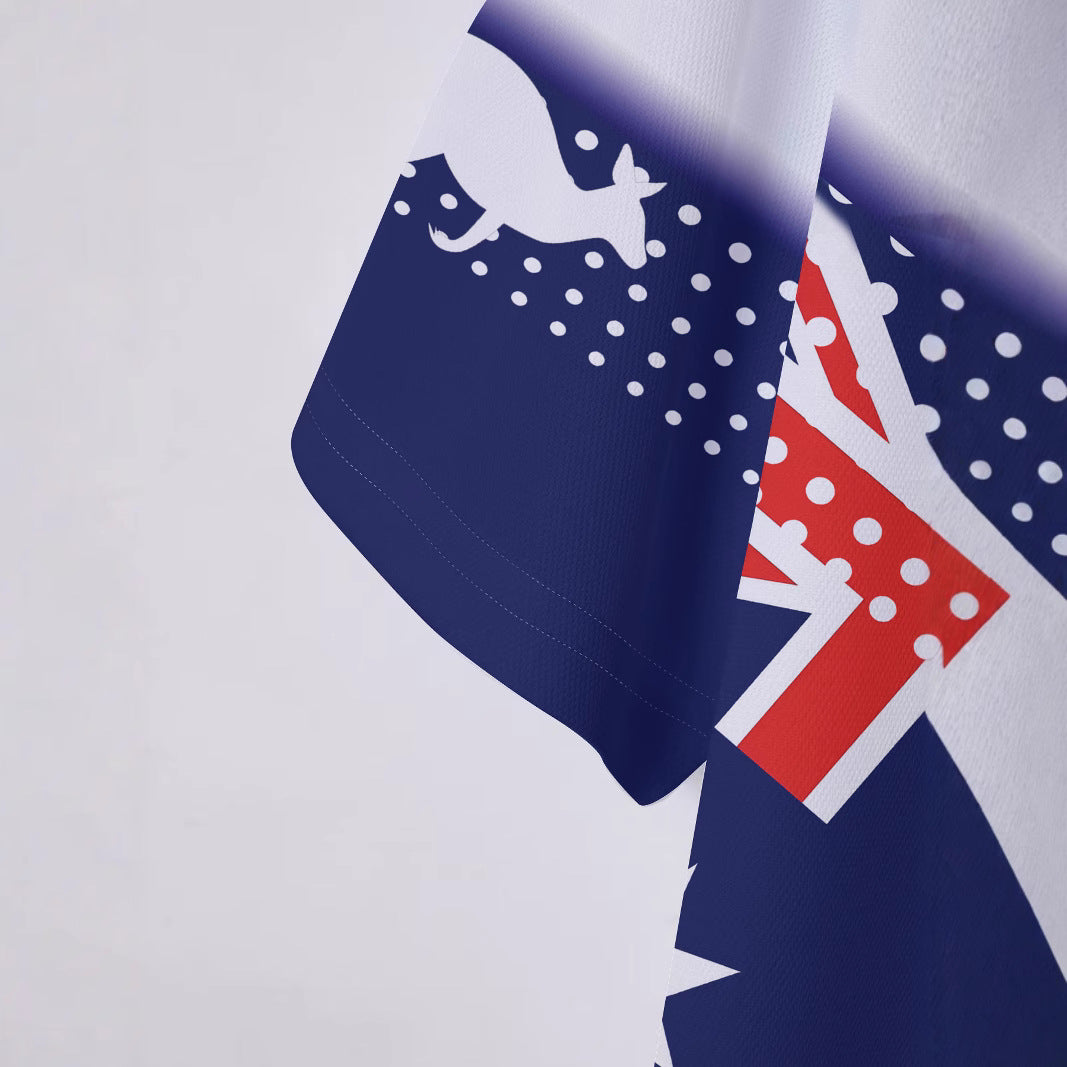 Herren Polohemd mit kreativem Australien-Design Echoarchiv
