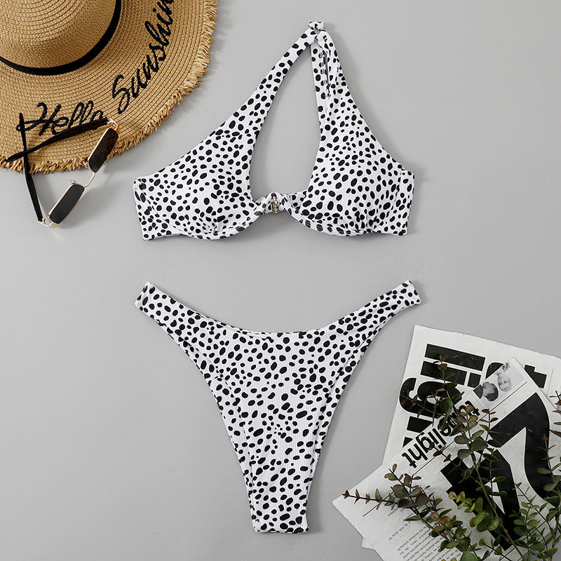 Damen Bikini-Set mit modernem Muster und komfortablem Schnitt Echo Archiv