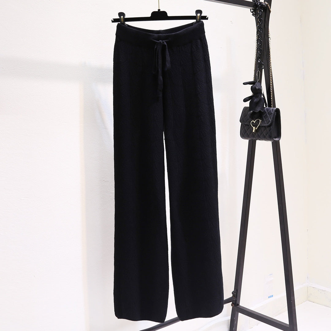Damen Weite und bequeme Jersey-Hose Echo Archiv