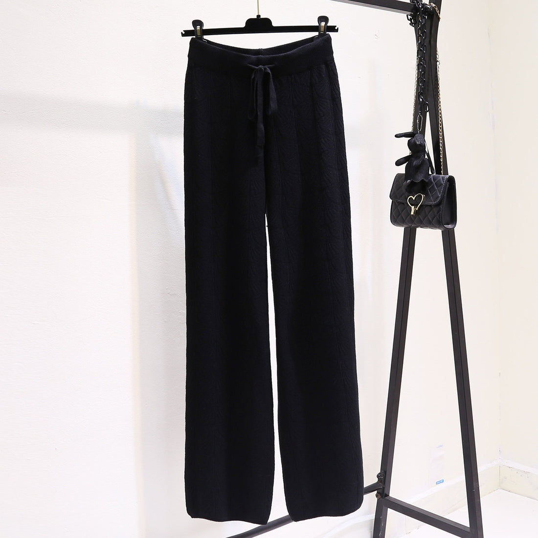 Damen Weite und bequeme Jersey-Hose – Avélisse