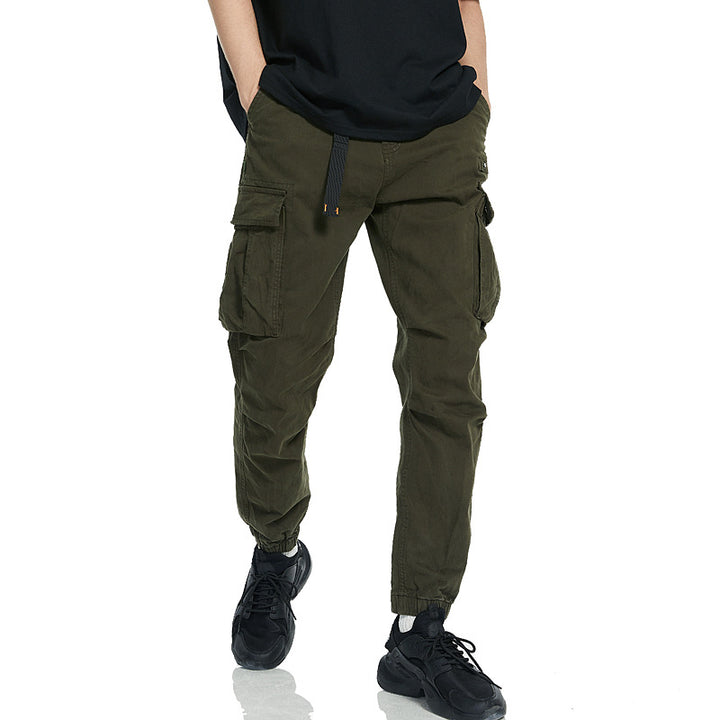 Herren Cargo-Hose mit elastischem Bund und tiefen Taschen Echoarchiv