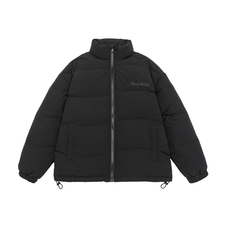 Damen Boxy Stepp-Pufferjacke mit hohem Stehkragen, Tunnelzug und elastischen Bündchen Echoarchiv