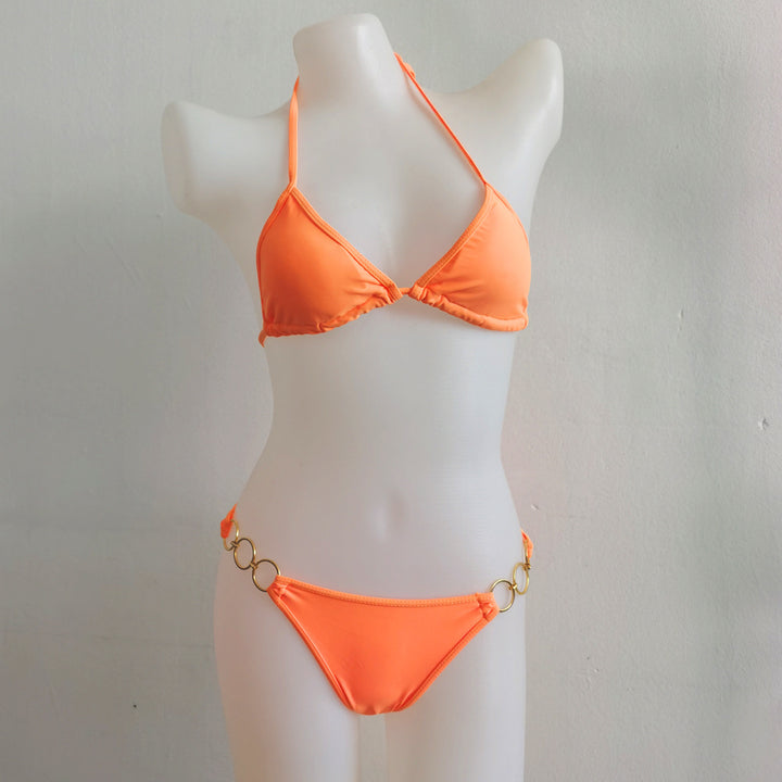 Damen Triangel-Bikini mit goldenen Akzenten Echo Archiv