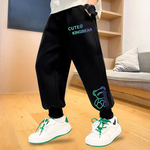 Herren lässige Jogginghose mit buntem Druck Echo Archiv