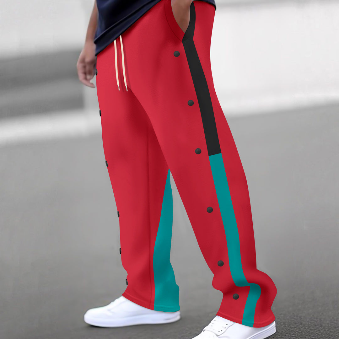 Herren Sporthose mit seitlichen Druckknöpfen Echoarchiv