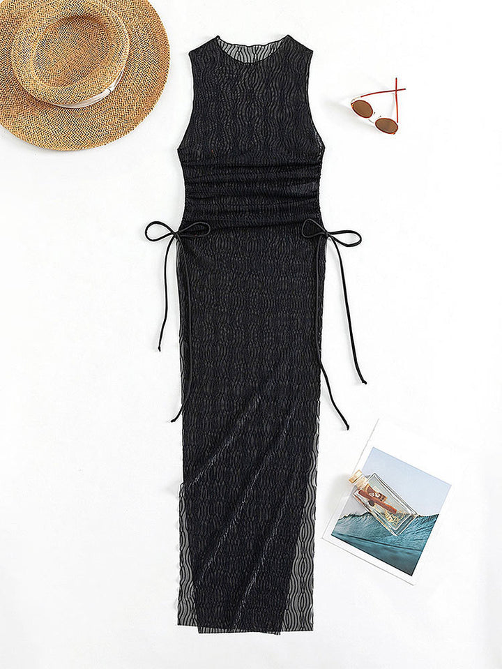 Damen Maxikleid mit raffiniertem Wickeldetail Echo Archiv