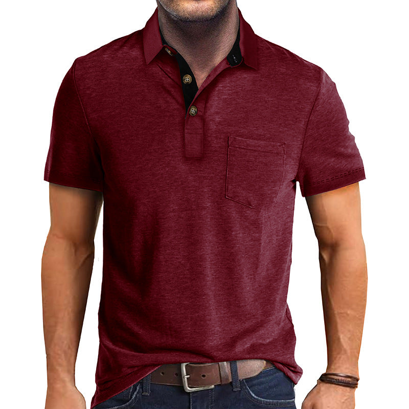 Herren Polo-Shirt mit modernen Designelementen Echoarchiv