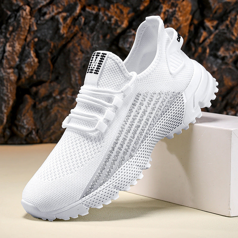 Herren nan atmungsaktive Stricksneaker mit profilierter Laufsohle und gepolsterter Fersenmanschette Echo Archiv