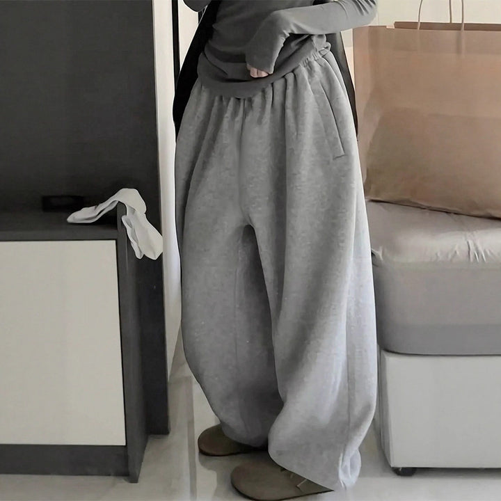 Damen bequeme Sweatpants mit elastischem Bund und legerem Schnitt Echo Archiv