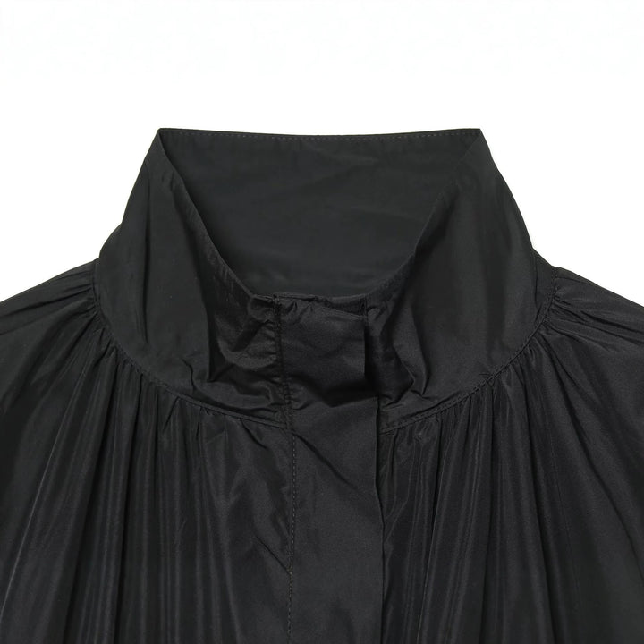Damen Oversize Regenblouson im Cocoon‑Schnitt mit hohem Stehkragen und elastischem Saum Echo Archiv
