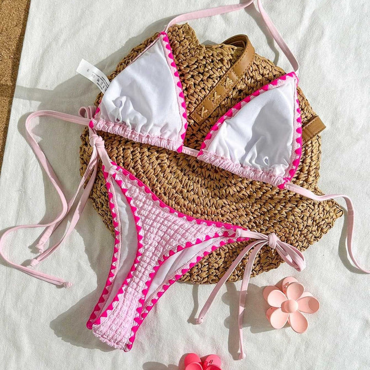 Damen Triangel-Bikini mit raffinierten Rüschendetails Echo Archiv