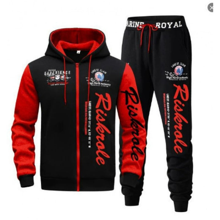 Herren Sportlicher Hoodie- und Jogginghosen-Set Echo Archiv