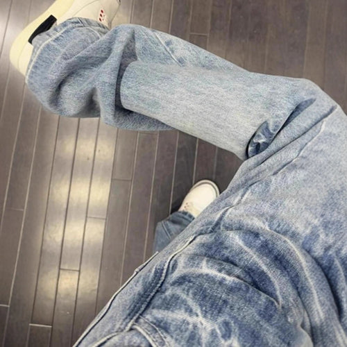 Herren Lässige Jeans im Used-Look Echoarchiv