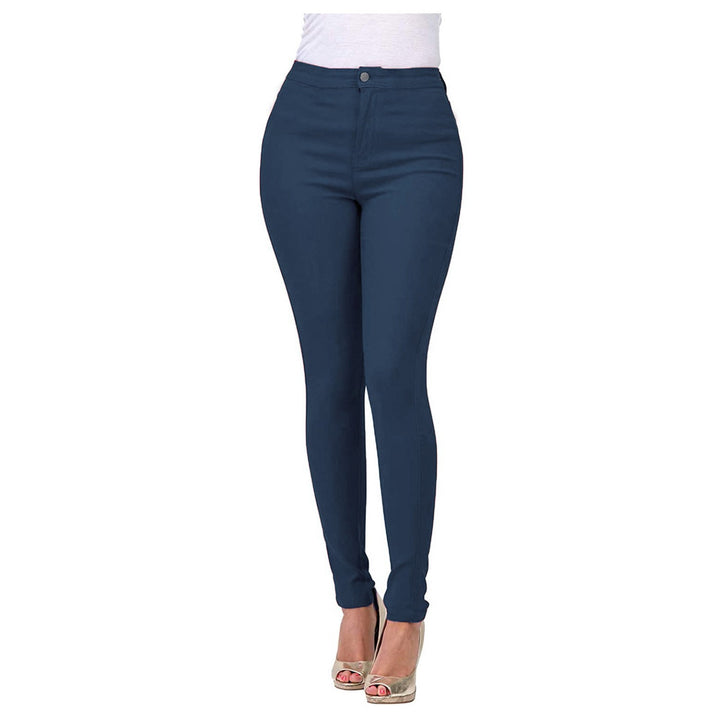 Damen Hoch geschnittene Skinny Jeans mit elastischem Stretch Echo Archiv