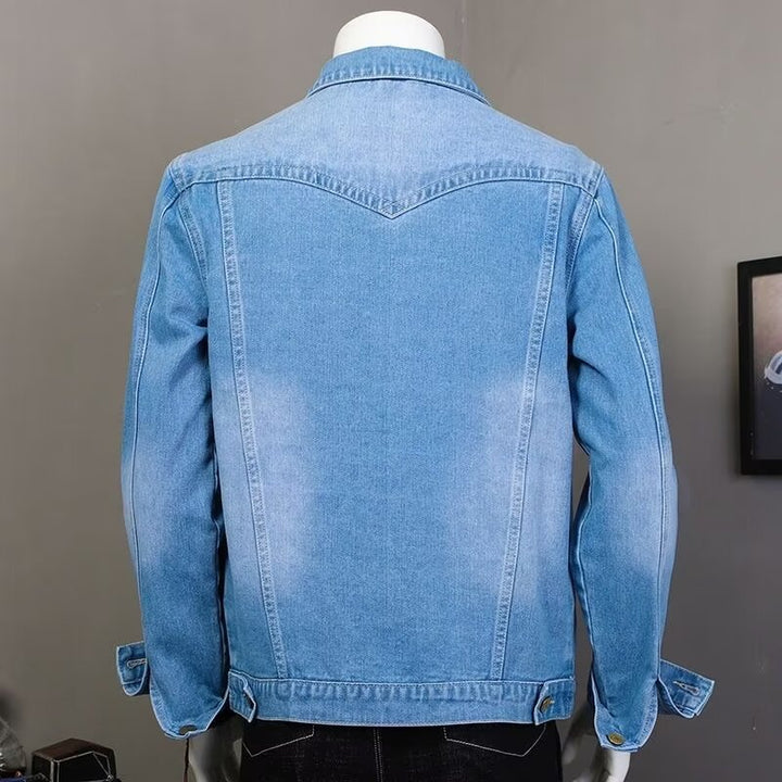 Herren Klassische Denimjacke mit modernen Details Echo Archiv